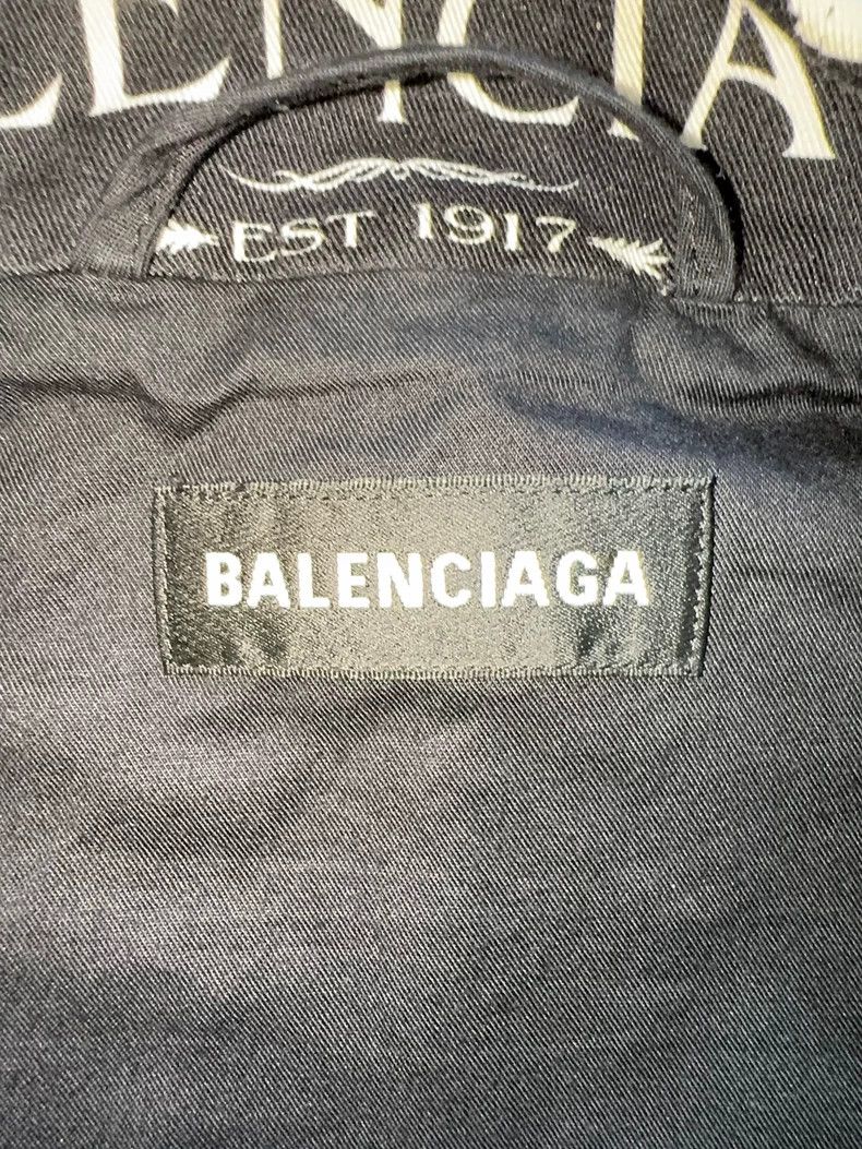 Balenciaga Balenciaga Logo Print Zip Jacket - dmc Size US XL / EU 56 / 4 - 3 Thumbnail