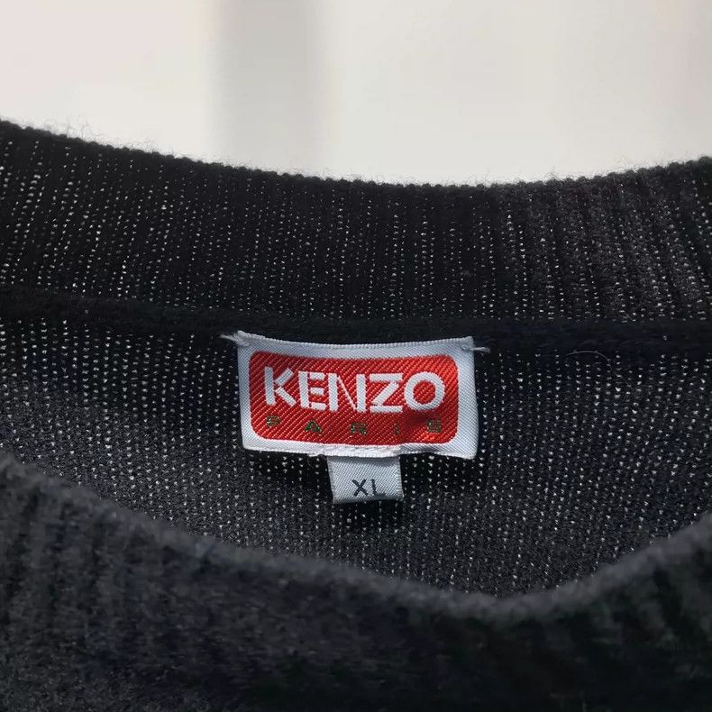 Kenzo Kenzo New Back Logo Knit Sweater - dmc Size US XL / EU 56 / 4 - 3 Thumbnail