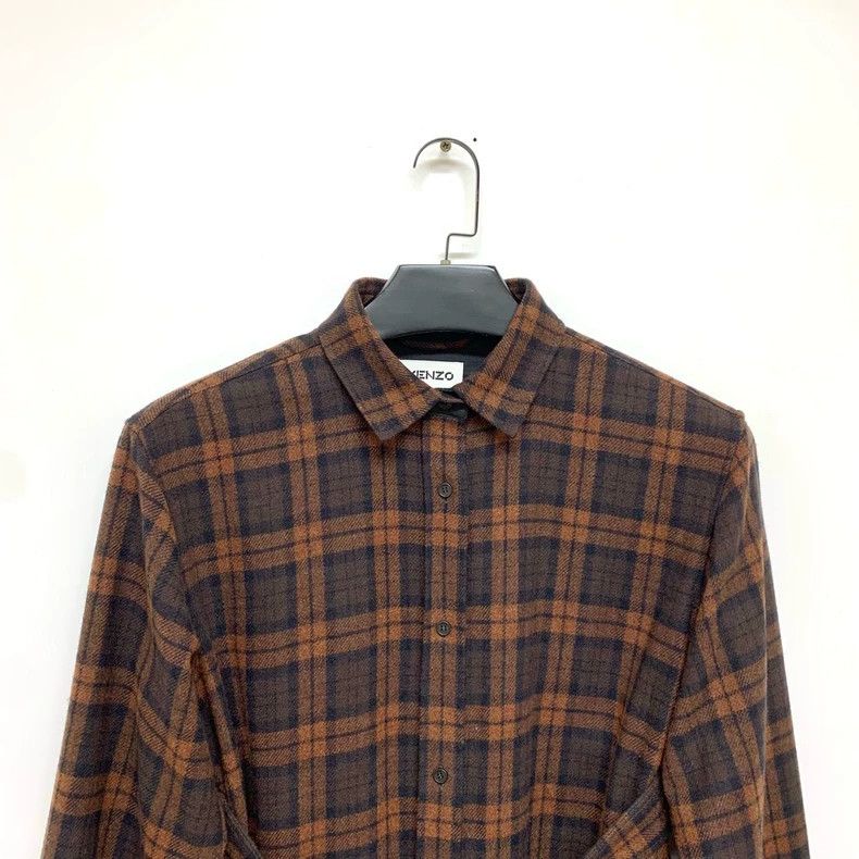 Kenzo Kenzo Plaid Long Trench Coat - dmc Size US XS / EU 42 / 0 - 5 Thumbnail