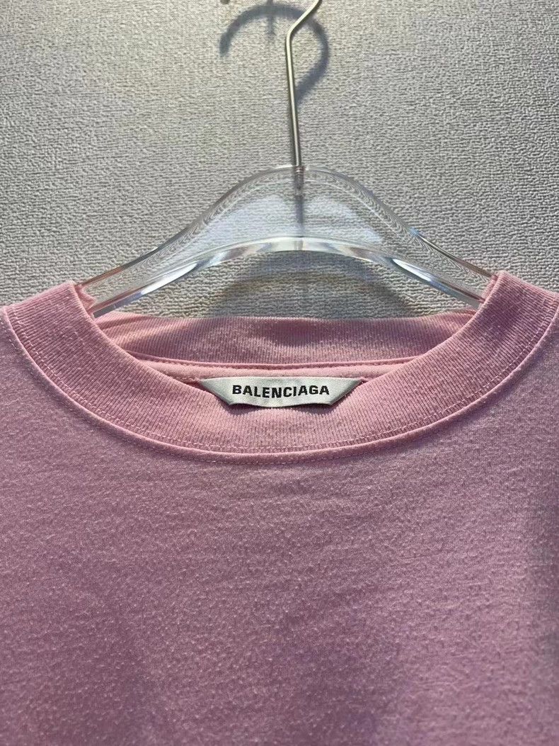 Balenciaga Balenciaga Multilingual Print Pink T-shirt - dmc Size US XS / EU 42 / 0 - 3 Thumbnail