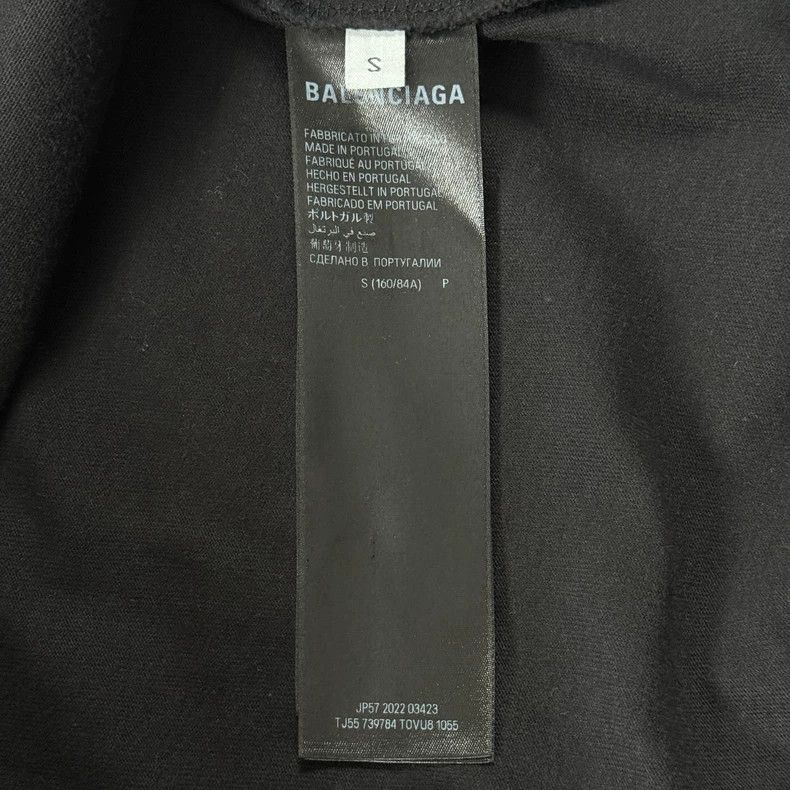 Balenciaga Balenciaga Black Crystal BB Short Sleeve - dmc Size US S / EU 44-46 / 1 - 6 Thumbnail