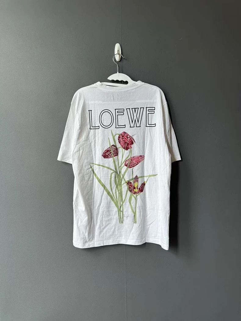 Loewe Loewe Floral Print Short Sleeve Top - dmc Size US L / EU 52-54 / 3 - 2 Thumbnail