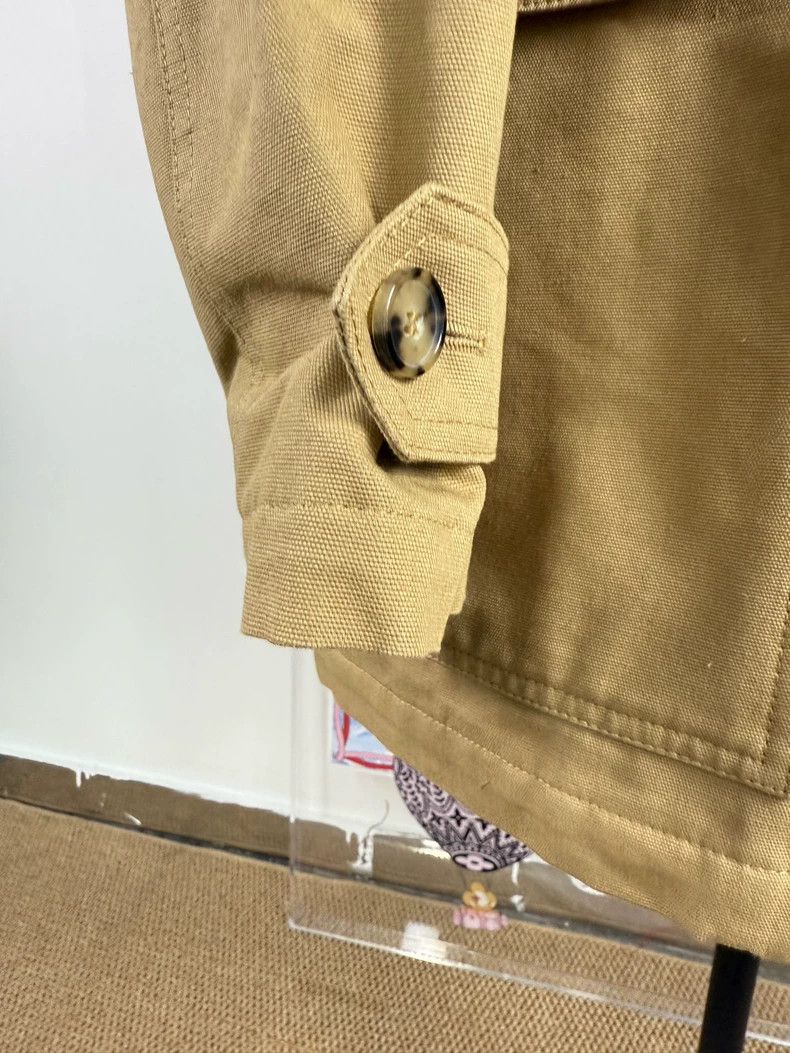 Loewe LOEWE Beige Fur Collar Trench Coat - dmc Size US S / EU 44-46 / 1 - 5 Thumbnail