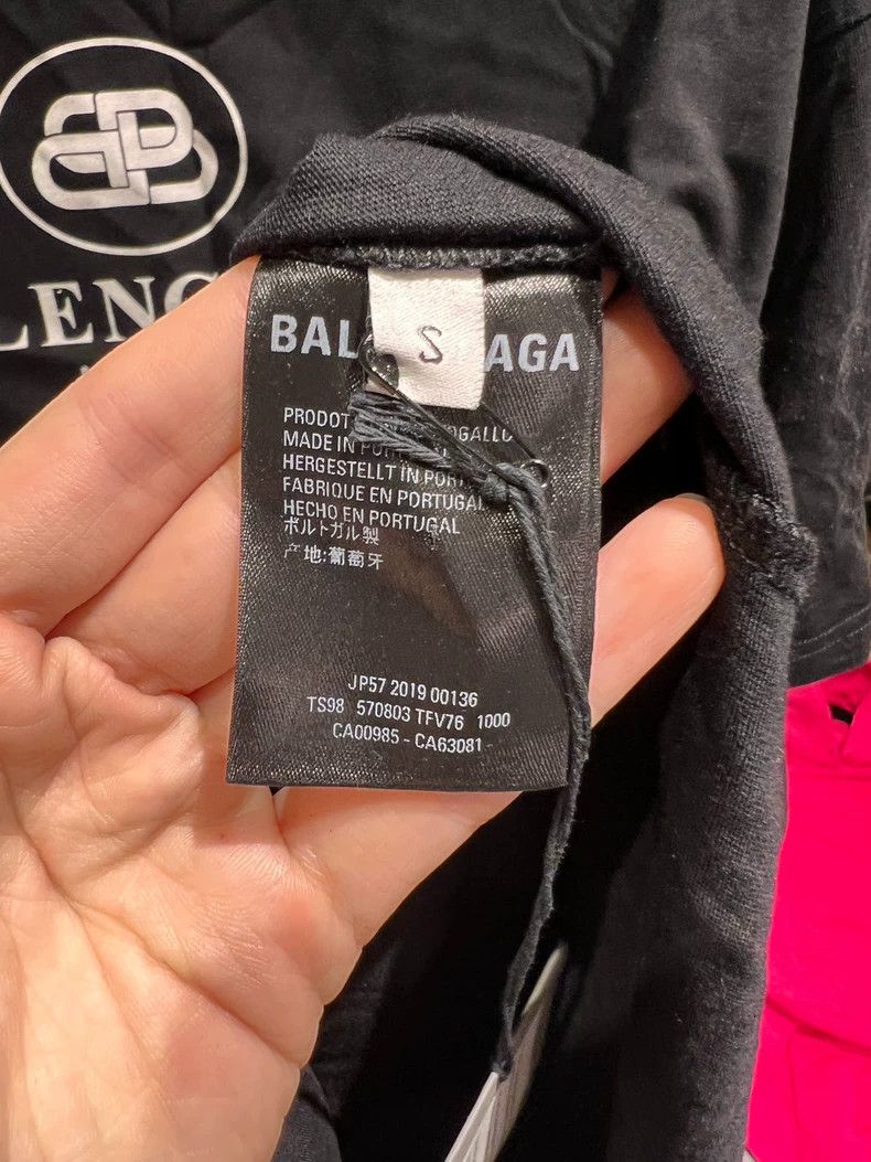 Balenciaga Balenciaga Black Lock Buckle Short Sleeve - dmc Size US S / EU 44-46 / 1 - 3 Thumbnail