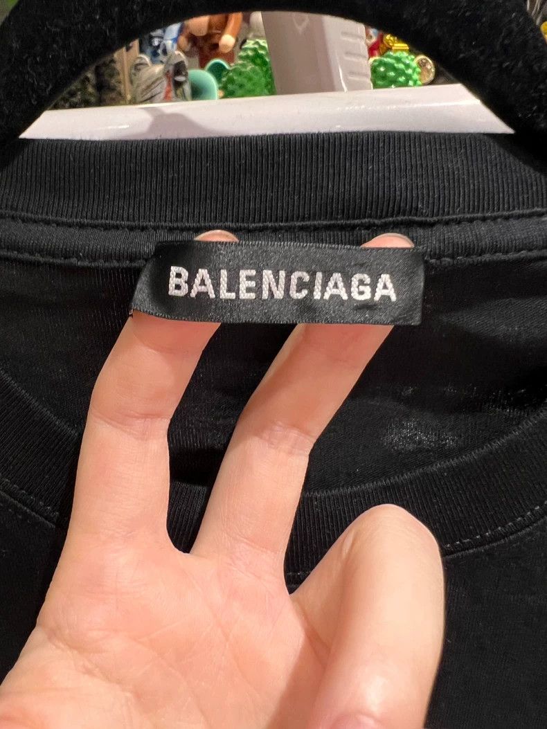 Balenciaga Balenciaga Black Lock Buckle Short Sleeve - dmc Size US S / EU 44-46 / 1 - 2 Thumbnail