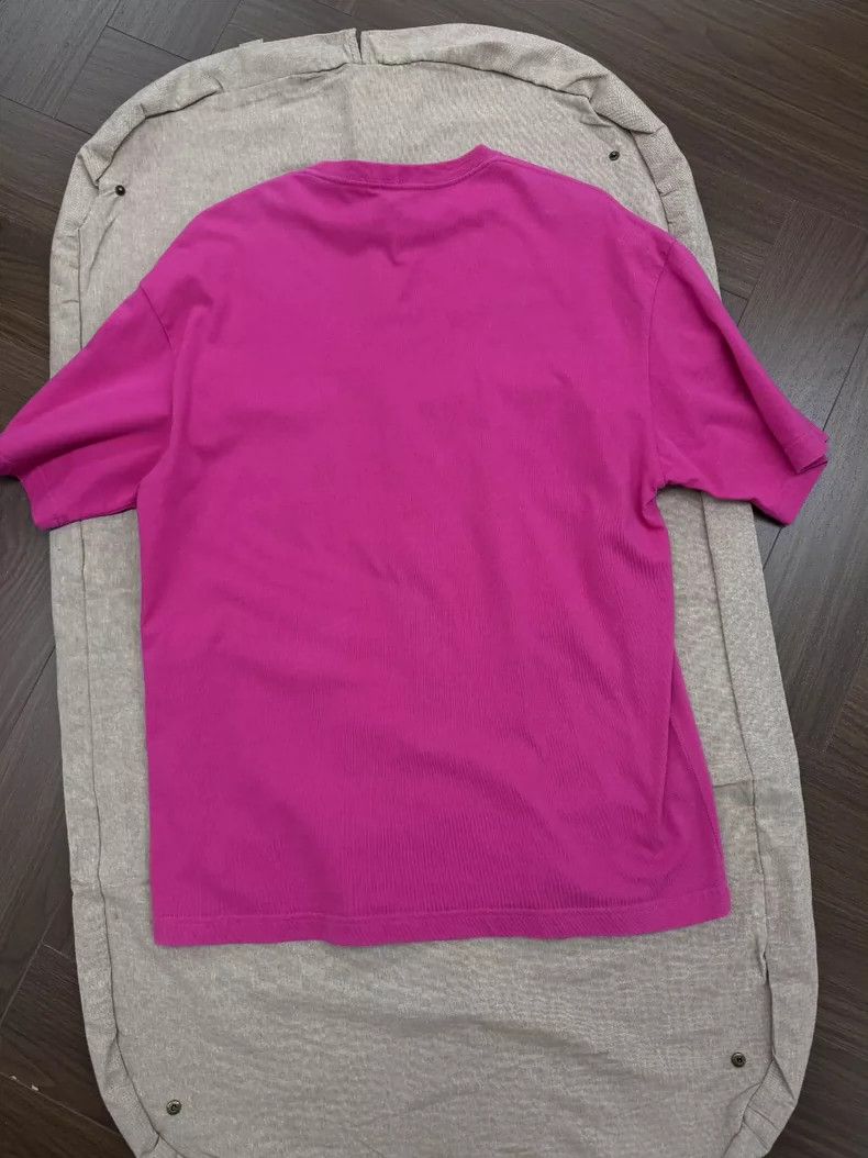 Balenciaga Balenciaga Pink Logo Crew Neck T-shirt - dmc Size US S / EU 44-46 / 1 - 2 Thumbnail