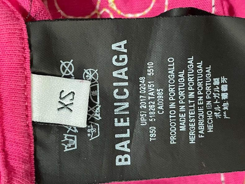 Balenciaga Balenciaga Pink Short Sleeve XS - dmc Size US XS / EU 42 / 0 - 3 Thumbnail