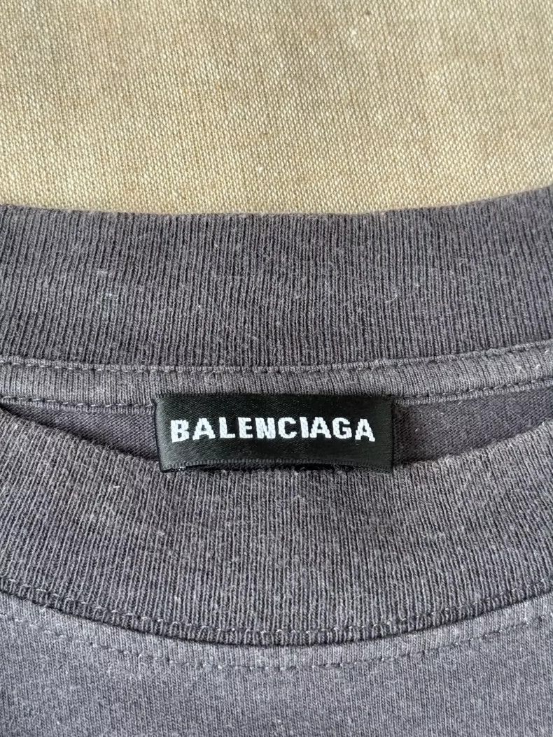 Balenciaga Balenciaga Logo Embroidered Short Sleeve T-shirt - dmc Size US XS / EU 42 / 0 - 4 Thumbnail