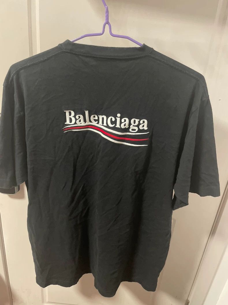 Balenciaga Balenciaga Black Wave Cola Print Tee - dmc Size US XS / EU 42 / 0 - 2 Thumbnail