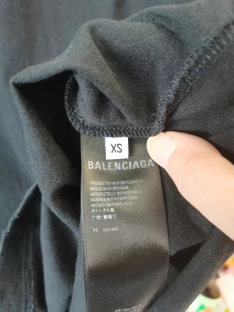 Balenciaga Balenciaga Black Wave Cola Print Tee - dmc Size US XS / EU 42 / 0 - 6 Thumbnail