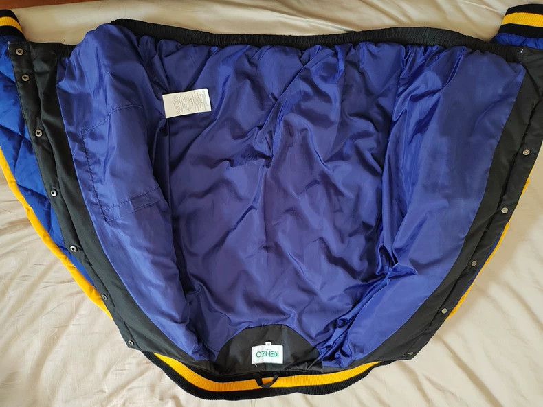 KENZO Quilted Baseball Down Jacket - dmc