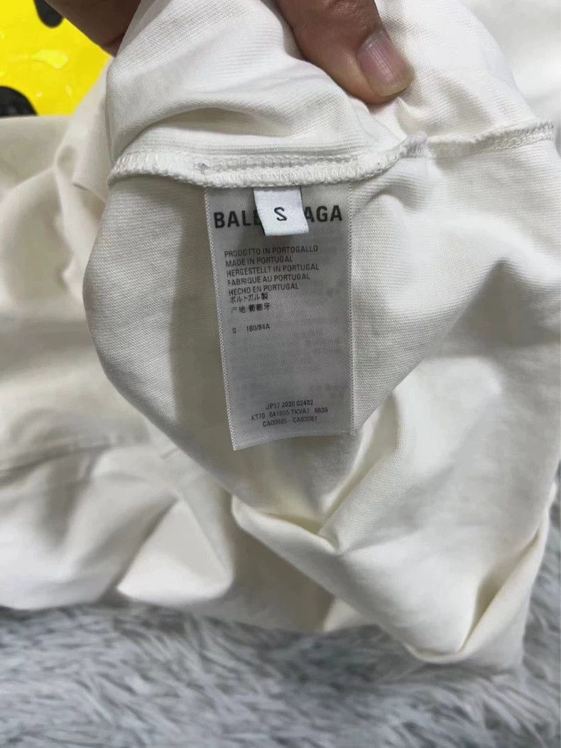 Balenciaga Balenciaga Smiley Face Short Sleeve Tee - dmc Size US S / EU 44-46 / 1 - 4 Thumbnail