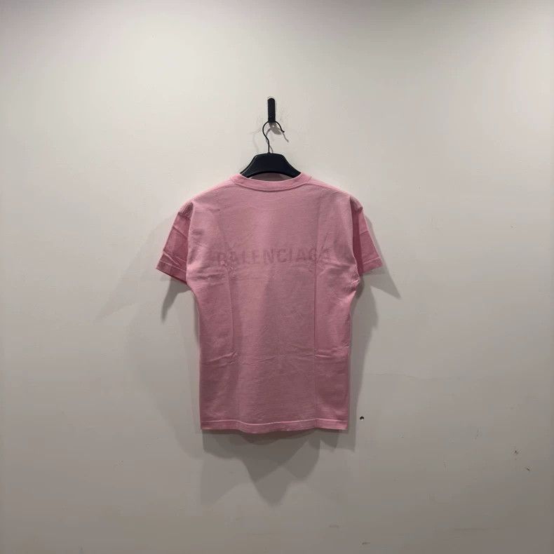 Balenciaga Balenciaga Pink Logo Short Sleeve Tee - dmc Size US XS / EU 42 / 0 - 2 Thumbnail