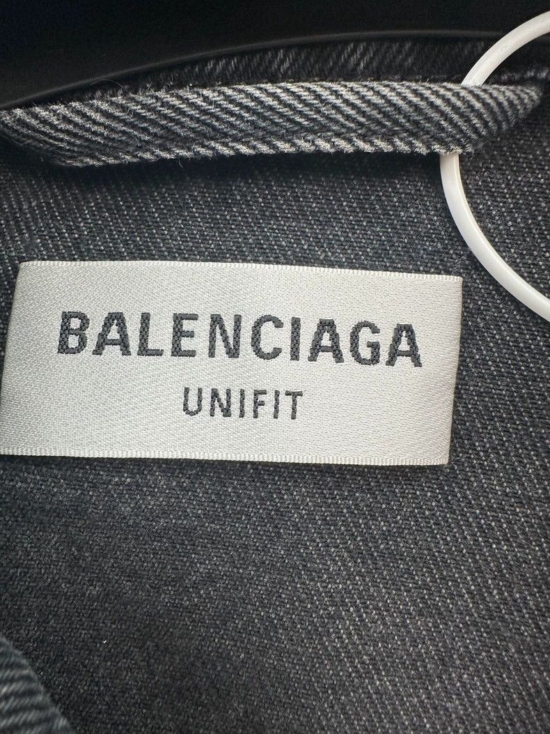 Balenciaga Balenciaga Double B Logo Denim Jacket - dmc Size US M / EU 48-50 / 2 - 3 Thumbnail