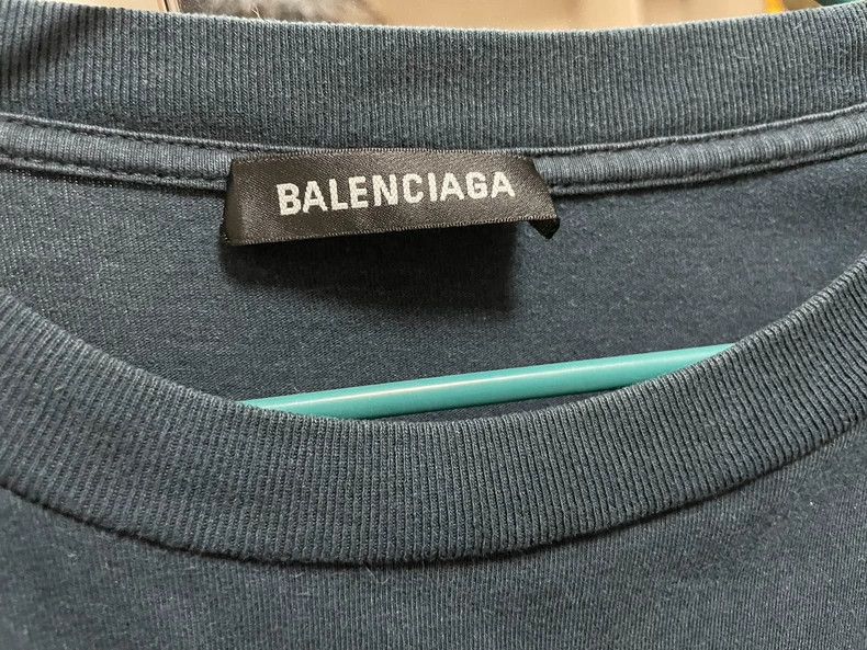 Balenciaga Balenciaga Embroidered Logo Short Sleeve Tee - dmc Size US XXS / EU 40 - 4 Thumbnail