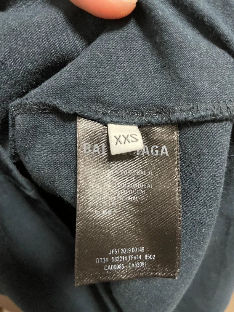 Balenciaga Balenciaga Embroidered Logo Short Sleeve Tee - dmc Size US XXS / EU 40 - 5 Thumbnail