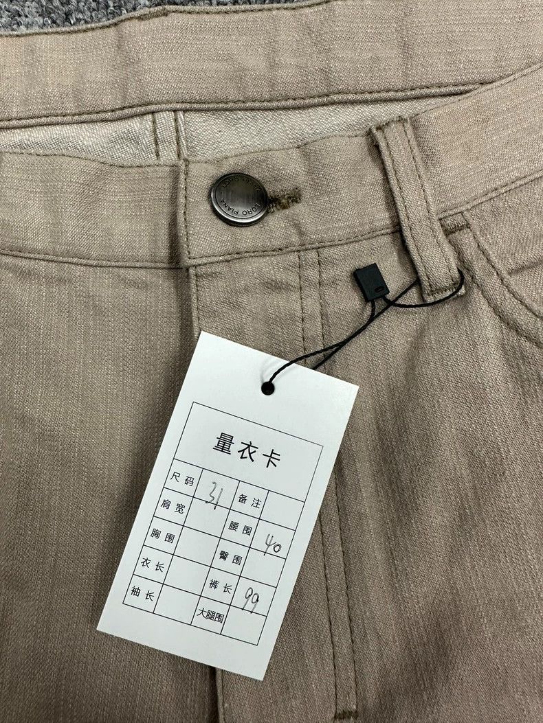 Loro Piana Loro Piana Khaki Denim Jeans Size 31 - dmc Size US 31 - 2 Thumbnail