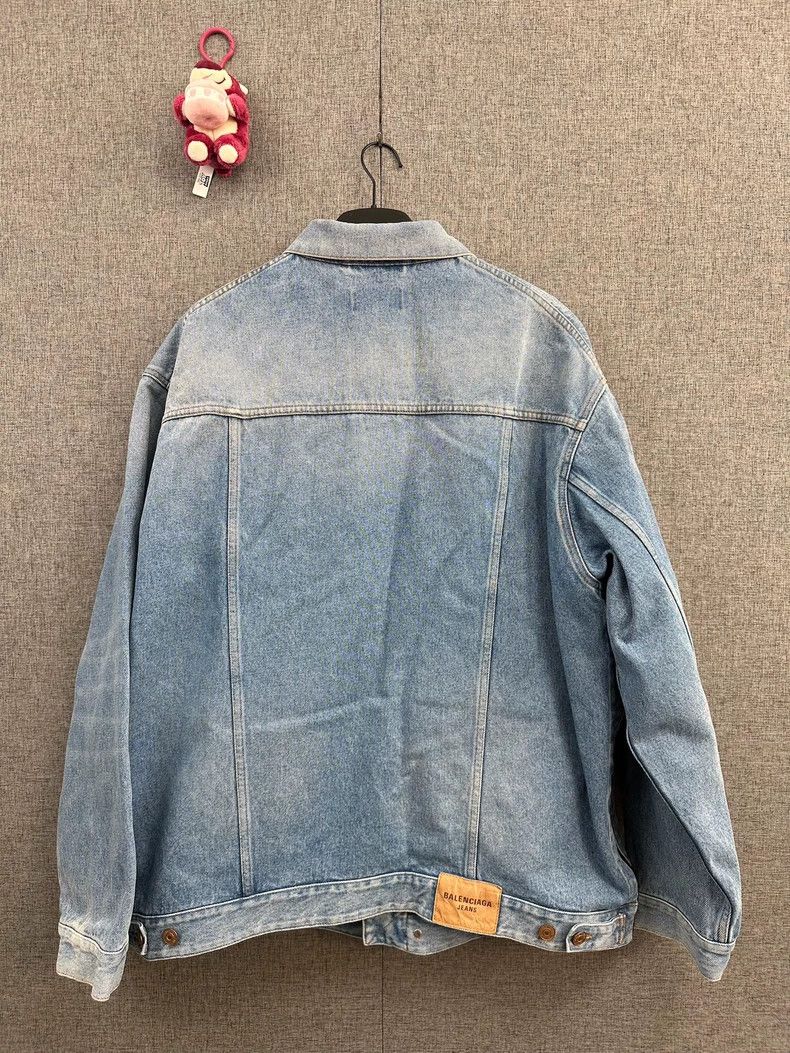 Balenciaga Balenciaga Blue Denim Jacket L - dmc Size US L / EU 52-54 / 3 - 2 Thumbnail