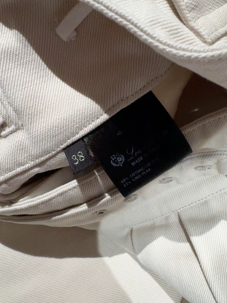 Loro Piana Loro Piana Linen Cotton Beige Shorts - dmc Size US 38 / EU 54 - 6 Thumbnail