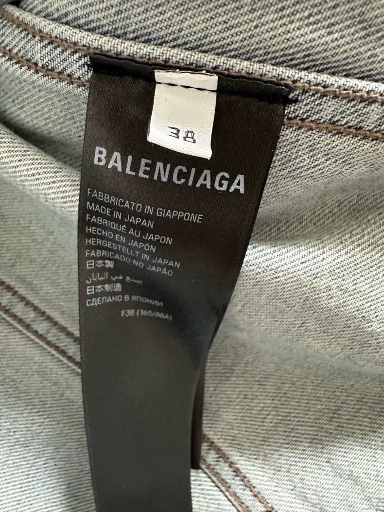 Balenciaga Balenciaga Denim Collared Button Jacket - dmc Size US M / EU 48-50 / 2 - 4 Thumbnail