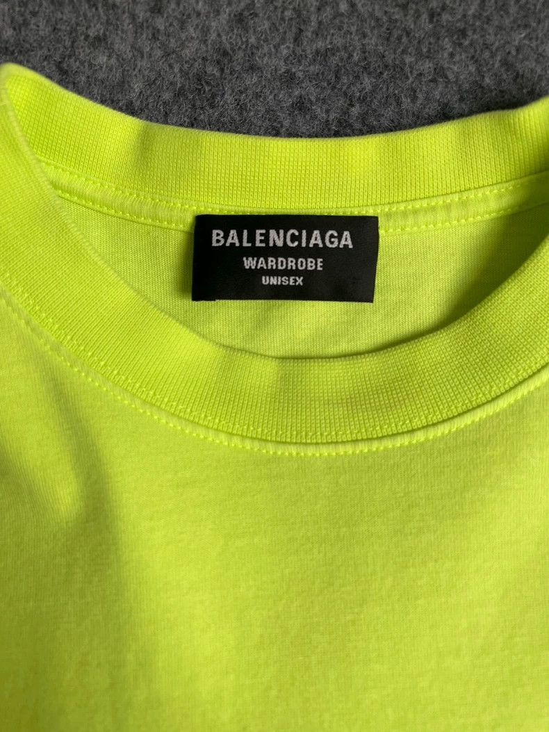 Balenciaga Balenciaga Green BB Embroidery T-shirt - dmc Size US S / EU 44-46 / 1 - 3 Thumbnail