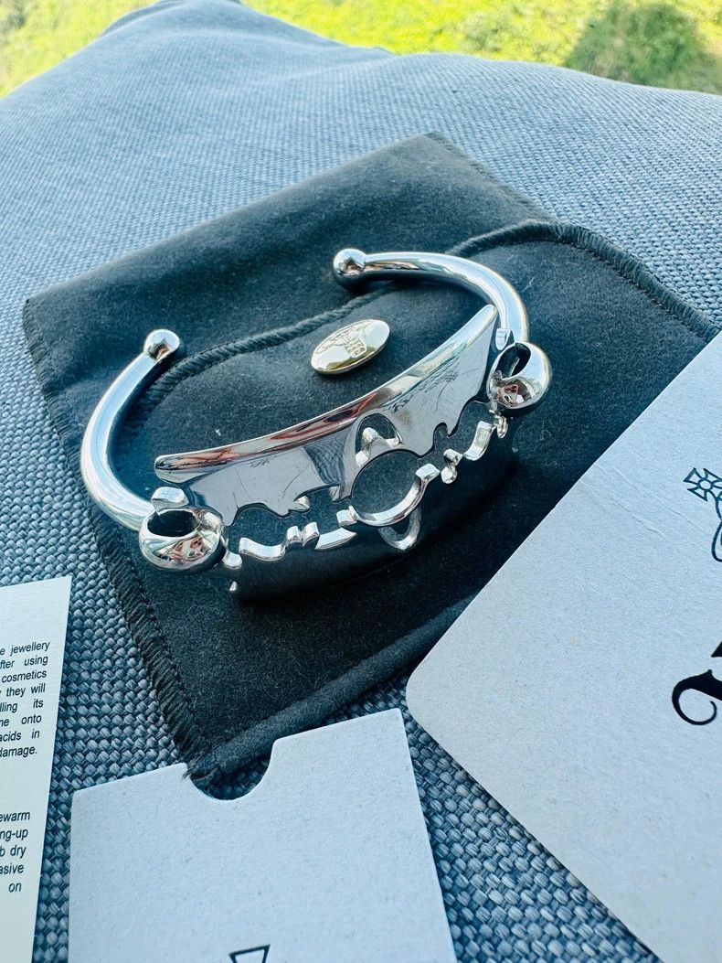 Vivienne Westwood Vivienne Westwood Silver Adjustable Bracelet - dmc Size ONE SIZE - 3 Thumbnail