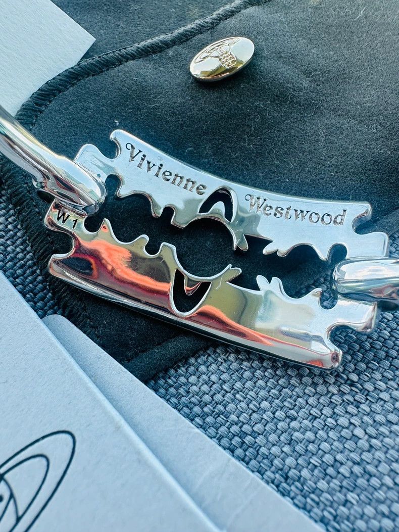 Vivienne Westwood Vivienne Westwood Silver Adjustable Bracelet - dmc Size ONE SIZE - 4 Thumbnail