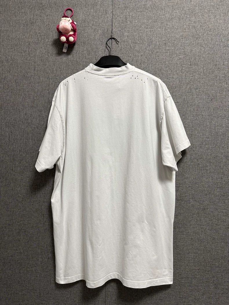 Balenciaga Balenciaga Logo Print Crewneck T-shirt - dmc Size US M / EU 48-50 / 2 - 2 Thumbnail