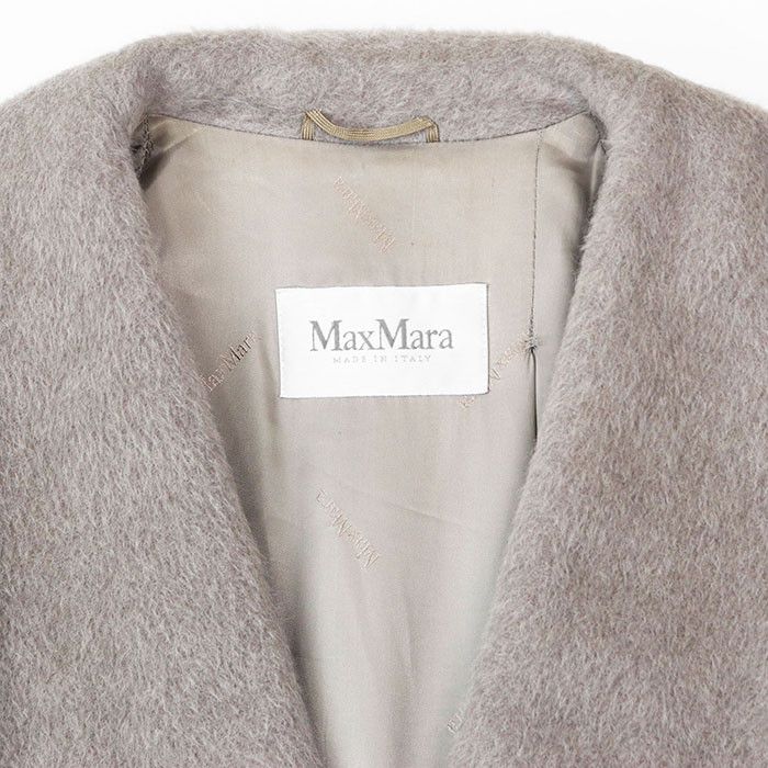 Max Mara MaxMara Max Mara Alpaca Wool Coat Natural Material Outerwear DUTY FREE for USA Size ONE SIZE - 11 Thumbnail