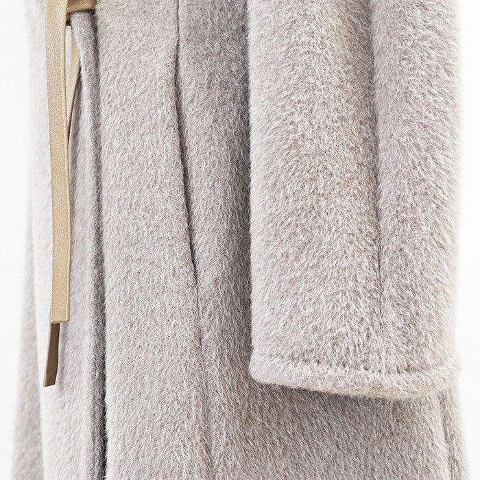 Max Mara MaxMara Max Mara Alpaca Wool Coat Natural Material Outerwear DUTY FREE for USA Size ONE SIZE - 15 Thumbnail