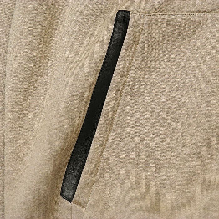 Hermes Hermes Hermes Cashmere Blend Leather Trim Hoodie Cotton Sweatshirts & Hoodies DUTY FREE for USA Size ONE SIZE - 4 Thumbnail