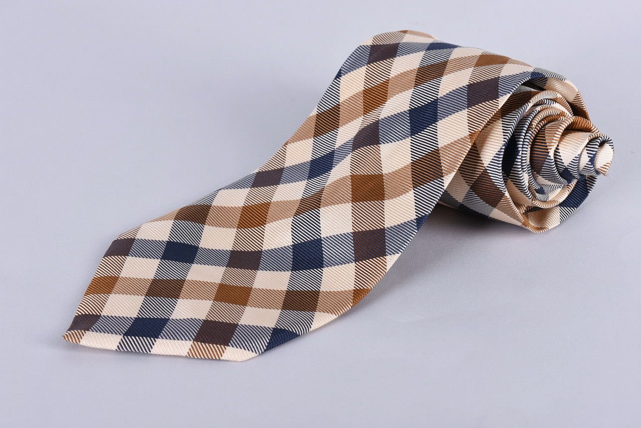 Aquascutum Aquascutum Signature Check Classic Silk Tie Grailed