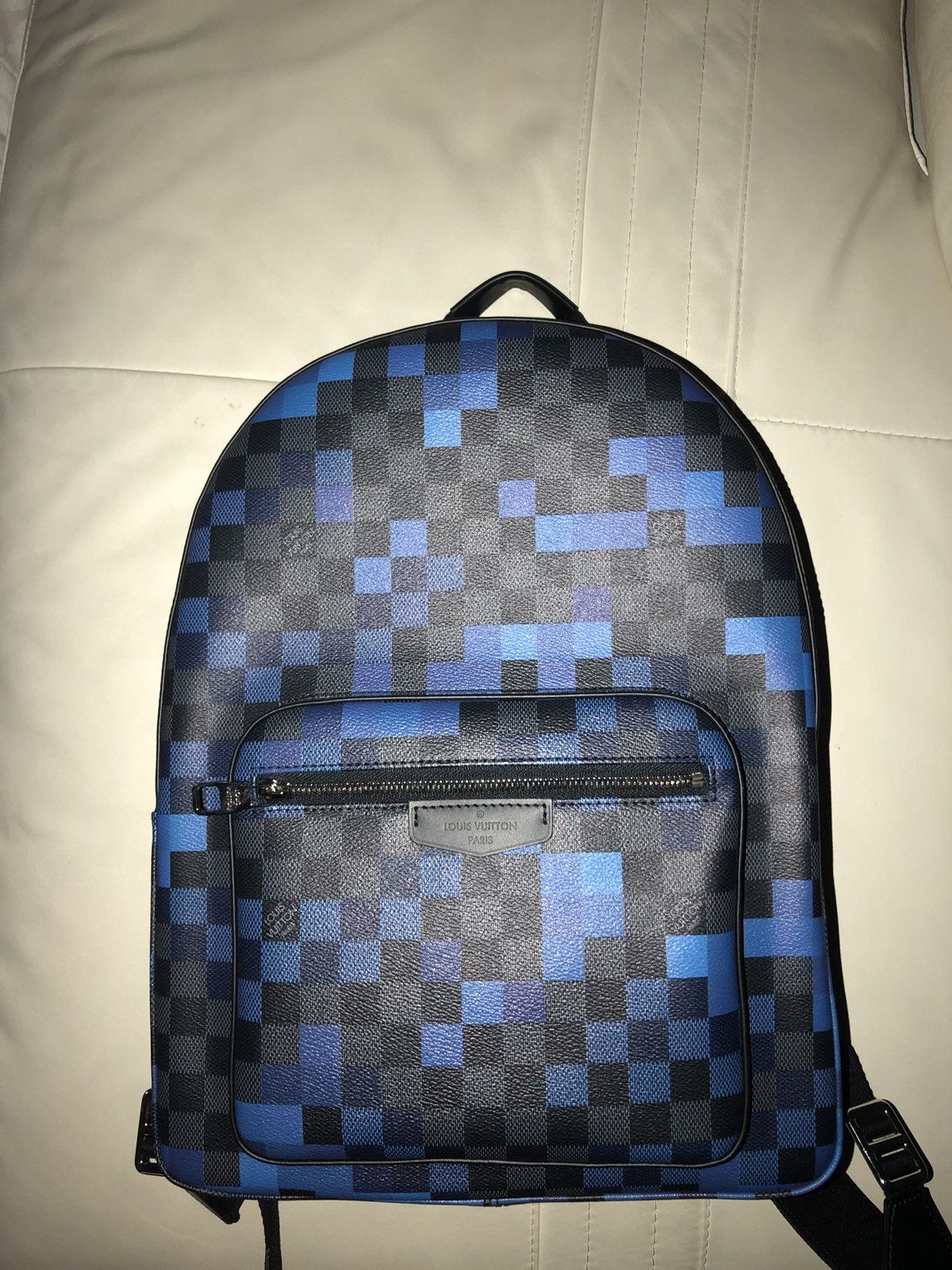 louis vuitton blue checkered backpack Damier Graphite Giant Avenue Sling 1656074  FASHIONPHILE locker loop Louis Vuitton Louis Vuitton Limited