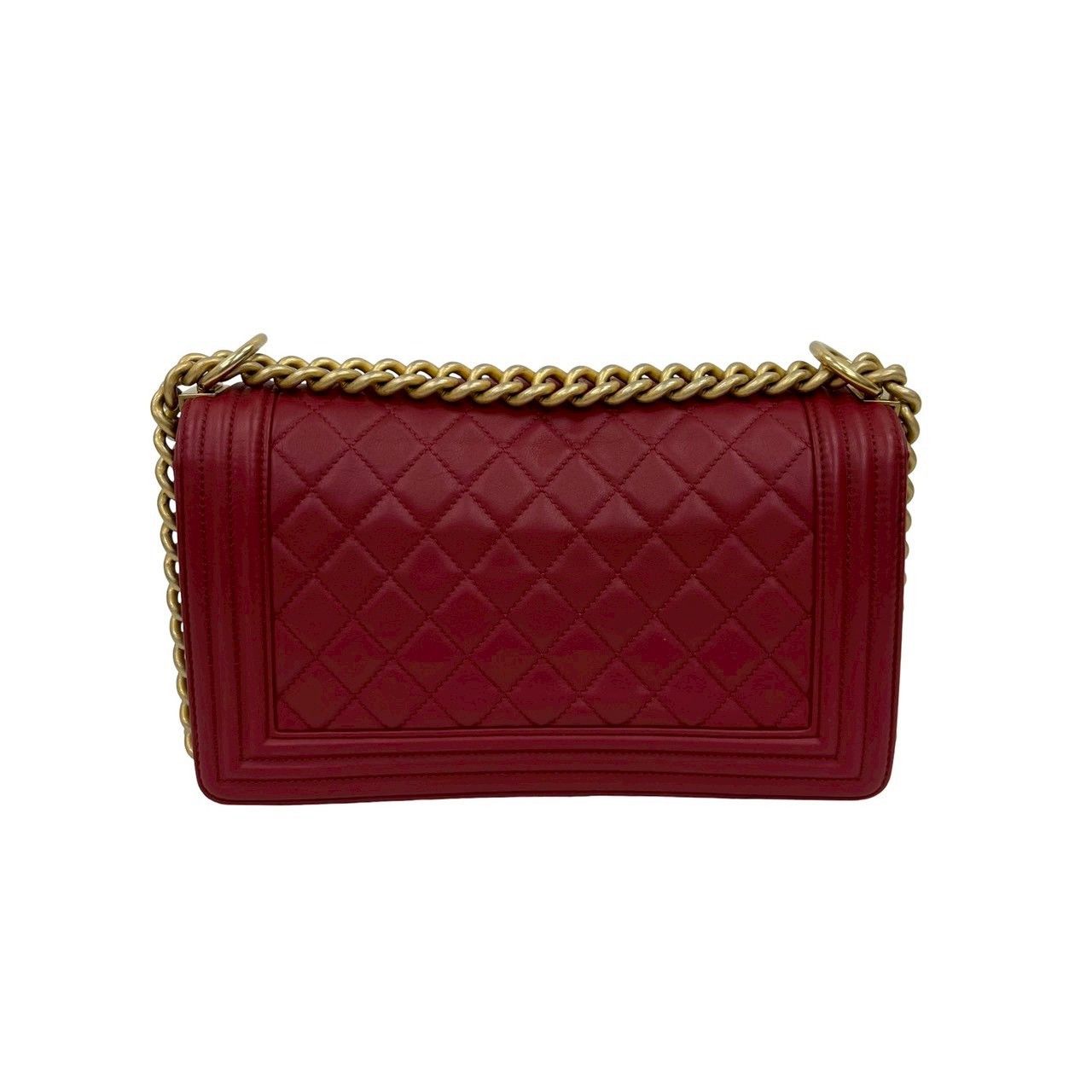 Chanel Chanel Chanel Boy Chanel Lambskin Shoulder Bag Leather Shoulder Bag DUTY FREE for USA Size ONE SIZE - 4 Thumbnail