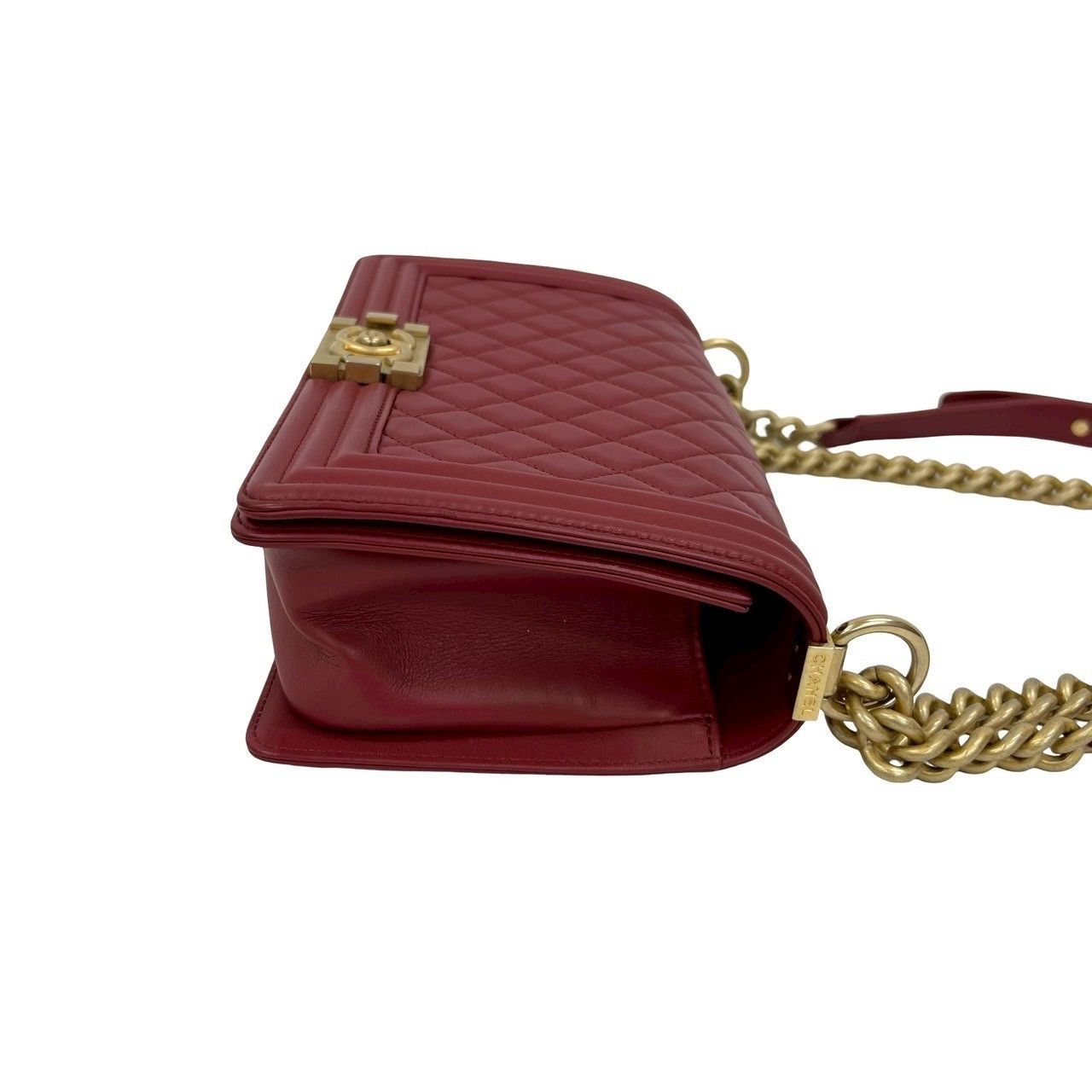 Chanel Chanel Chanel Boy Chanel Lambskin Shoulder Bag Leather Shoulder Bag DUTY FREE for USA Size ONE SIZE - 7 Thumbnail