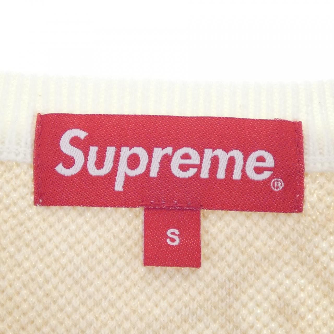 Supreme Supreme Supreme STRIPE SWEATER VEST Vest Cotton Tops DUTY FREE for USA Size ONE SIZE - 4 Thumbnail