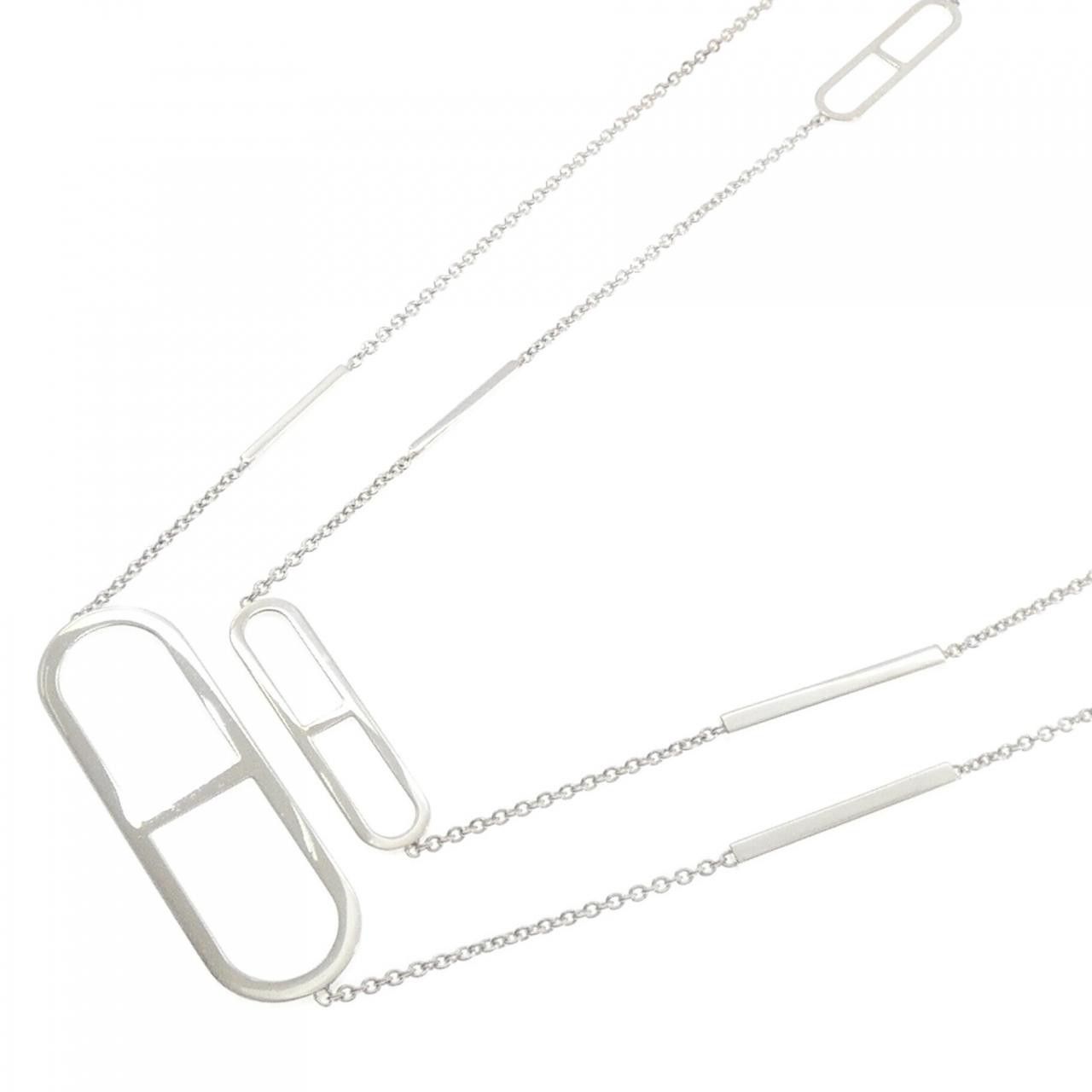 Hermes Hermes Hermes Ever Chaine d'Ancre 925 Silver Necklace Metal Necklace DUTY FREE for USA Size ONE SIZE - 2 Thumbnail
