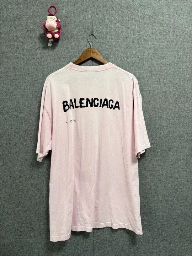 Balenciaga Balenciaga Blurred Shadow Print Tee - dmc Size US L / EU 52-54 / 3 - 2 Thumbnail
