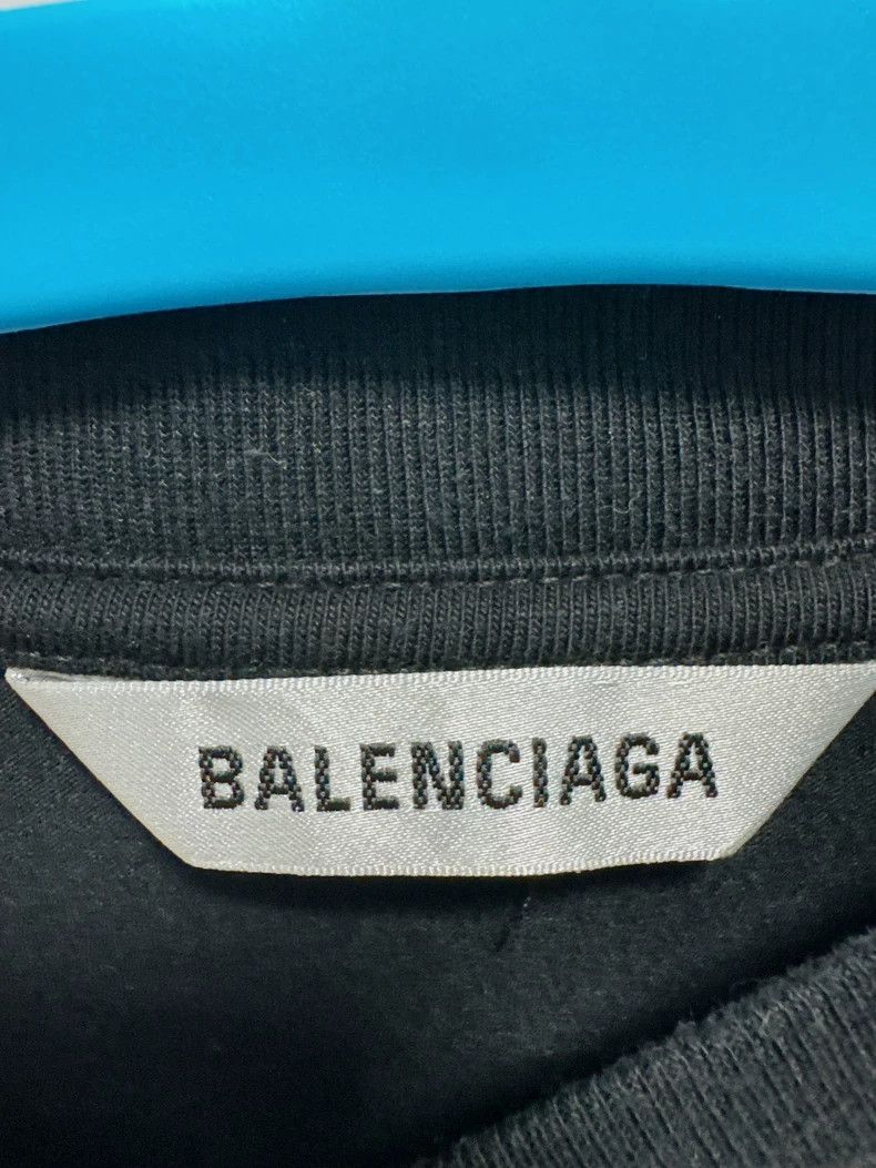 Balenciaga Balenciaga Men's Logo Print Short Sleeve T-Shirt - dmc Size US XS / EU 42 / 0 - 3 Thumbnail