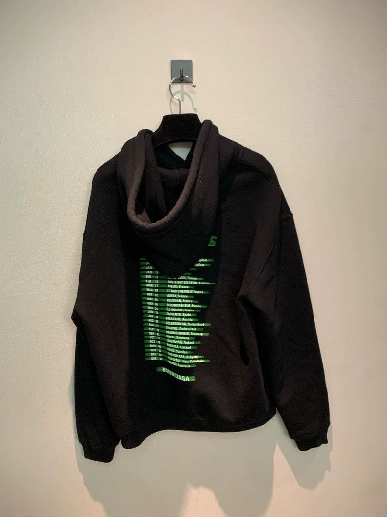 Balenciaga Balenciaga Green Band Black Hoodie XS - dmc Size US XS / EU 42 / 0 - 2 Thumbnail