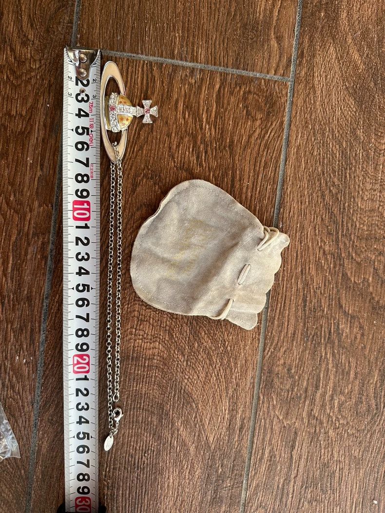 Vivienne Westwood Vivienne Westwood Gold Saturn Necklace - dmc Size ONE SIZE - 8 Thumbnail