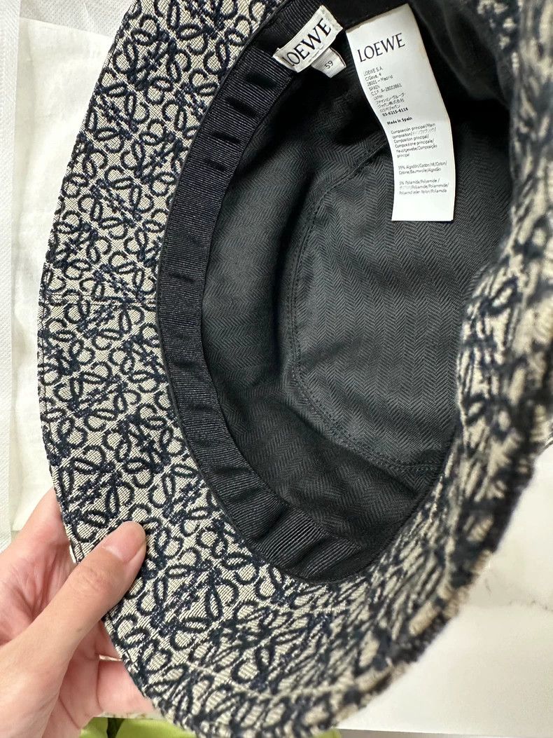 Loewe Loewe Bucket Hat Jacquard Leather - dmc Size ONE SIZE - 3 Thumbnail