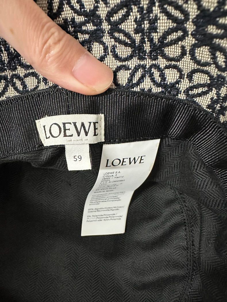 Loewe Loewe Bucket Hat Jacquard Leather - dmc Size ONE SIZE - 4 Thumbnail