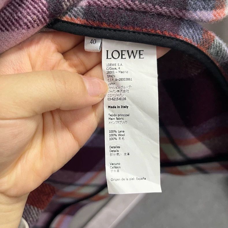 Loewe Loewe White Red Plaid Flannel Jacket - dmc Size US S / EU 44-46 / 1 - 3 Thumbnail