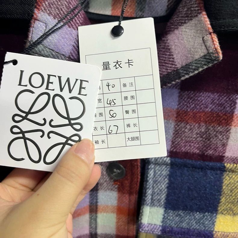 Loewe Loewe White Red Plaid Flannel Jacket - dmc Size US S / EU 44-46 / 1 - 5 Thumbnail