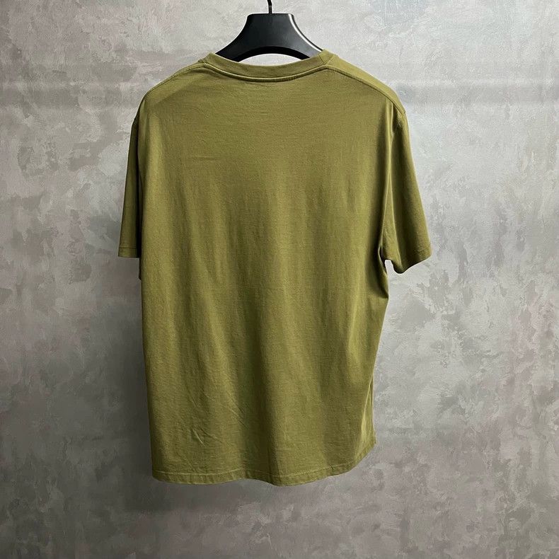 Loewe LOEWE Olive Green Logo Print T-Shirt - dmc Size US M / EU 48-50 / 2 - 2 Thumbnail