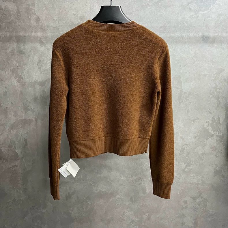 Loewe Loewe Brown Logo Print Crewneck Sweater - dmc Size US S / EU 44-46 / 1 - 2 Thumbnail