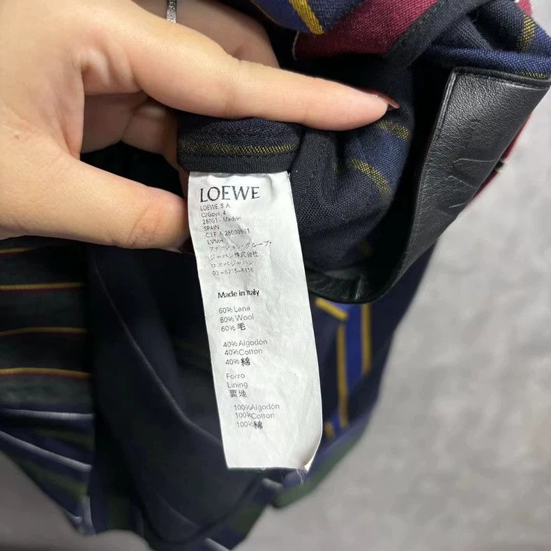 Loewe Loewe Colorblock Stripe Logo Shirt Jacket - dmc Size US XS / EU 42 / 0 - 5 Thumbnail