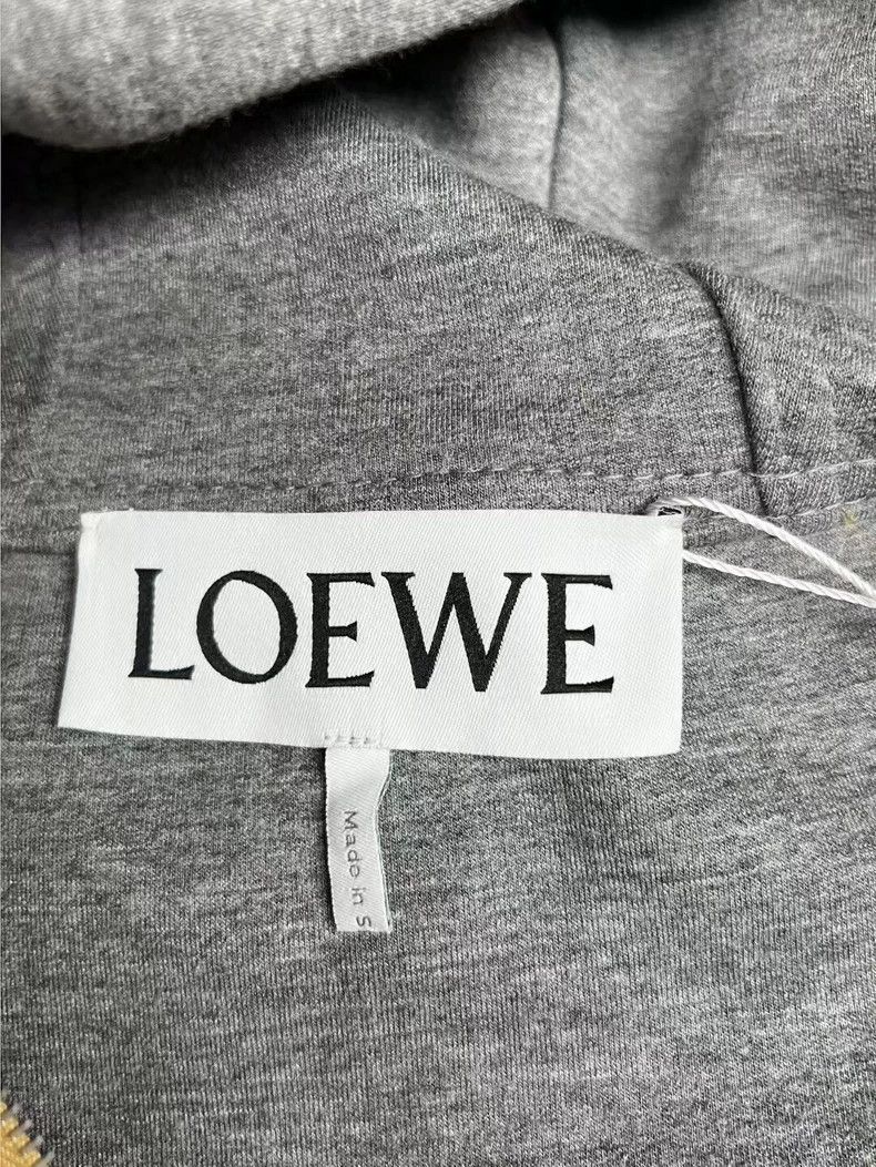 Loewe Loewe Suede Logo Hooded Set - dmc Size US 36 / EU 52 - 6 Thumbnail