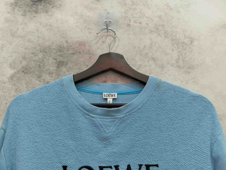 Loewe Loewe Blue Crewneck Sweatshirt L - dmc Size US L / EU 52-54 / 3 - 6 Thumbnail